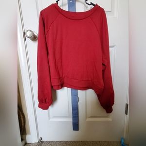 Red Daisy Fuentes Cropped Fleece